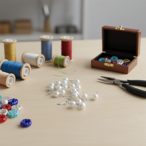 Gancio per orecchini Ilan con perla bianca 5x15 mm, 30 pezzi, per la creazione di gioielli - Product Image 3