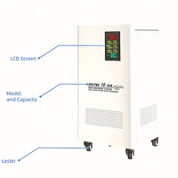 Stabilisateur de tension triphasé 10 kVA (AVR) avec contrôle par servomoteur 220 V 50 Hz pour machines de découpe laser et d'emballage