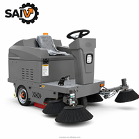 Balayeuse autoportée Saivo neuve avec bac à poussière de 80L/100L, réservoir d'eau, bac à ordures, autopropulsée, alimentée par batterie 48V 12000/h