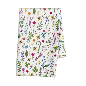 ชุดผ้าขนหนูแป้งกระสอบผ้าคอตตอน100% ใช้ซ้ำได้ชุดผ้าขนหนูในครัวผ้าทอแบบเรียบพรีเมี่ยม - Product Image 5