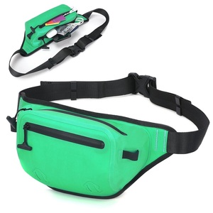 Sac banane unisexe personnalisable avec bandoulière réglable, en tissu 600D imperméable, fermeture éclair, design tendance, pour les loisirs, les voyages et le sport - Product Image 3