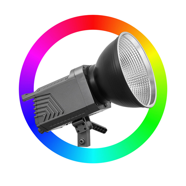 PL100A RGB 100W LED  Video Light 2700-6500K 36000 RGB Mode 10560lm CRI>95Ra LED Photography Light for Green Backdrop Streaming