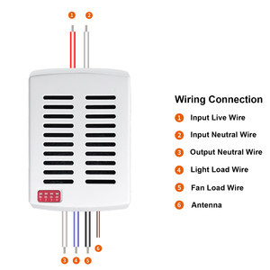 110v 吊扇遥控器和接收器，无线吊扇遥控器套件，家用吊扇遥控器 - Product Image 6