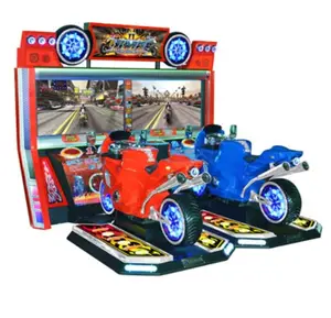 4D Racing Car Driving Arcade Simulator Game Machine a gettoni Race Motor Racing Car Game per Game Center in vendita