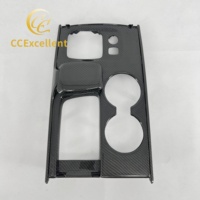 Pour Acura TLX 2021-2026 : Garniture de console centrale en fibre de carbone véritable pour le levier de vitesses – Amélioration intérieure