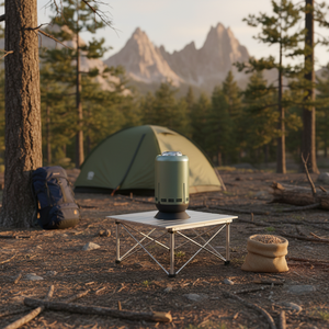 <span class=keywords><strong>Brasero</strong></span> de <span class=keywords><strong>Mesa</strong></span> Moderno de Acero Inoxidable para Exteriores, Camping, Patio, sin Humo, para Leña o Pellets - Product Image 5