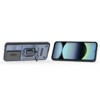 Support de bague antichoc caméra bouclier lentille poussoir fenêtre protecteur PC coque de téléphone pour Redmi Note 14 Pro Poco F7 pour Xiaomi 14 Ultra