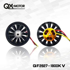 Ventilador Canalizado QX-MOTOR de 70 mm <span class=keywords><strong>EDF</strong></span> Jet 6S 4S de <span class=keywords><strong>12</strong></span> Aspas con Motor ESC para Sistema de Potencia de Aviones RC - Product Image 3