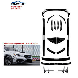 Para <span class=keywords><strong>Subaru</strong></span> <span class=keywords><strong>Impreza</strong></span> <span class=keywords><strong>WRX</strong></span> <span class=keywords><strong>STI</strong></span> VB <span class=keywords><strong>2022</strong></span> + parachoques delantero labio Spilter persiana falda lateral alerón trasero difusor cenefa labio - Product Image 1
