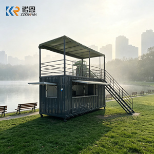 Op maat gemaakte 20ft koffiecontainer met moderne designkeuken van roestvrij staal - Product Image 5
