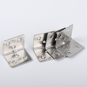 Soportes Angulares de Acero Inoxidable Haidibosi, Conectores de Soporte para Estantes de Ángulo Recto de 3 a 4 Orificios para Tableros de Madera - Product Image 3