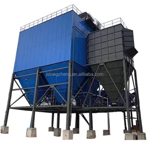 Gas Tank Type Pulse Baghouse Dust Filter / Baghouse Dust Removing System with complete dust collecting drawing