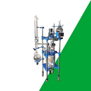 100L glass reactor <b>large</b> chemical reactor for surfactant manufacturing processes - Product Image 3