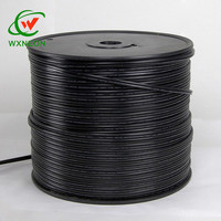 Noir 500FT SPT-1 18AWG PVC 300V Câble Électrique Plat Bobine
