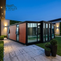 Casa Container Espandibile Prefabbricata Personalizzata Moderna da 20Ft 40Ft per Uffici e Ville, Design Portatile e Traspirante