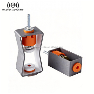 Amortisseur <span class=keywords><strong>acoustique</strong></span> mural MJ MASTER ACOUSTIC en caoutchouc, rigidité réglable, capacité de charge élevée, pour studio d'enregistrement, auditorium, installation - Product Image 1