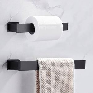 Nordic Aluminum Paper Towel <b>Holder</b> Toilet Paper <b>Holder</b> <b>Kitchen</b> Bathroom Golden <b>Tissue</b> <b>Holder</b> Wall-Mounted Eco-Friendly Double - Product Image 2