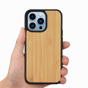 Custodia per <span class=keywords><strong>cellulare</strong></span> in legno custodia in legno massello naturale per iphone 11 12 13 pro max, per iphone 12 pro custodia paraurti in legno - Product Image 2
