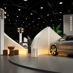 Rak Penyimpanan Lipat Ringan Berbahan Kertas Kraft Sarang Lebah, Desain Sederhana dan Portabel, Cocok untuk Pameran Pernikahan dan Acara Pesta - Product Image 5