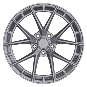 Jantes de voiture en alliage d'aluminium forgé sur mesure 15x9.0J CCW avec entretoises de 25-40 mm, PCD 100 mm, finition argent, design multi-branches, neuves - Product Image 1