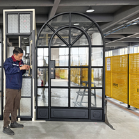 Fenêtres et portes en verre frontal noir pour maisons portes et fenêtres en verre pour maisons accessoires de fenêtre de porte sont complets