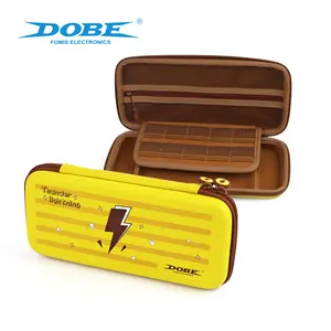 DOBE स्विच टोट बैग एक सुरक्षात्मक केस है बहुउद्देशीय टोट बैग स्विच पोर्टेबल बैग हल्के वजन का पीला 40 पीसी निंटेंडो के लिए