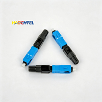 Conector de Fibra Óptica de Montaje Rápido SC UPC FTTH para Redes de Comunicación Óptica
