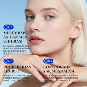 KORMESIC Certifié Bpom Vente en Gros 100ml Lait Nettoyant Visage Doux Hydratant Contrôle du Sébum en Profondeur - Product Image 3