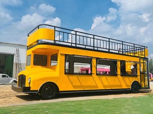 Carrito de <span class=keywords><strong>Comida</strong></span> Móvil de Dos Pisos Amarillo de 26 Pies, Camión de <span class=keywords><strong>Comida</strong></span> Callejera Usado, Panadería, Heladería, <span class=keywords><strong>Comida</strong></span> <span class=keywords><strong>Rápida</strong></span> para Remolque de <span class=keywords><strong>Comida</strong></span> Móvil - Product Image 3