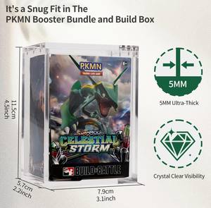 151 booster bundle acrylic case pokemoned booster bundle case with magnetic case - Product Image 5