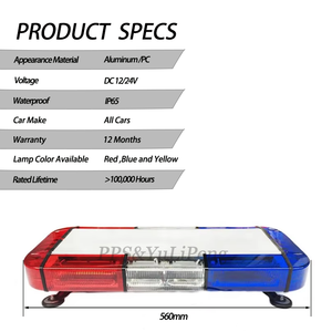 ที่มีคุณภาพดีพลังงานสูงนำนาทีแฟลชบาร์แสงแฟลชสำหรับไฟรถพยาบาลรถ - Product Image 6