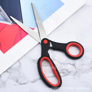 Tijeras Yangjiang para Zurdos, de Acero Inoxidable, Forma de V, para Uso Doméstico y de Sastrería, Mango Azul y Rojo - Product Image 2