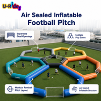 Terrain de football gonflable modulaire hermétique pour événements, parcs et projets de location