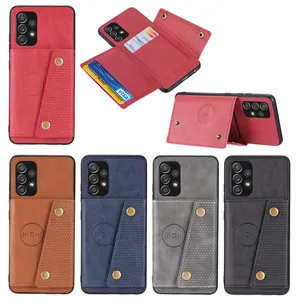 Étui portefeuille en cuir pour Samsung Galaxy A53 5G A13 A23 A73 A12 A22 A32 A52 A72 M31 <span class=keywords><strong>S21</strong></span> <span class=keywords><strong>FE</strong></span> S22 S23 Plus Ultra A04S, avec fente pour cartes - Product Image 6