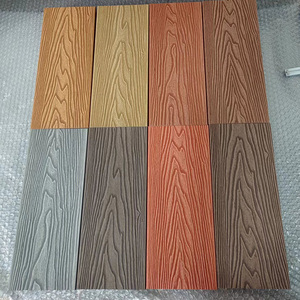HDPE impermeabile fuori wpc decking alternativo in legno massello per esterno per piscina - Product Image 1