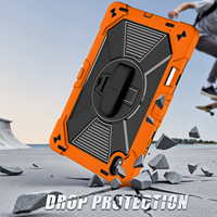 Housse de protection pour tablette industrielle, coque en silicone résistante aux chocs pour Samsung Tab S12 Plus 12,4 pouces, housses et étuis pour tablettes