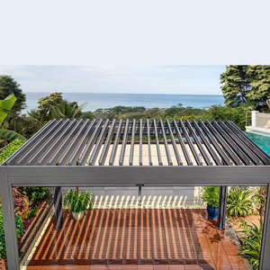 Pergola moderne pour l'extérieur : abri imperméable pour événements et mariages, auvent de jardin à structure métallique à vendre. - Product Image 1