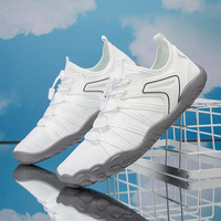 Chaussures de sport antidérapantes, légères et respirantes, avec lacets rapides, pour hommes, style pieds nus.