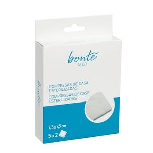 Caja de 10 Unidades de Compressores de Gasa Bont - Product Image 1