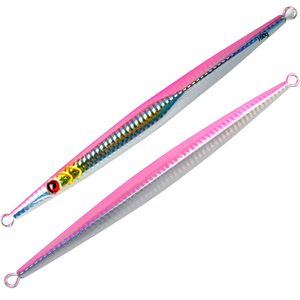 Señuelo de pesca de placa de hierro de hundimiento rápido con ojo de <span class=keywords><strong>pez</strong></span> simulado en 3D, para pesca en barco y pesca en aguas profundas, de hundimiento rápido y lanzamiento a larga distancia. - Product Image 3