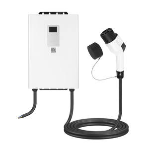 เครื่องชาร์จไฟฟ้ากระแสตรงแบบติดผนัง 7 กิโลวัตต์ ได้รับการรับรองมาตรฐาน GB/T ใหม่ พร้อมระบบ RFID ประหยัดพื้นที่ เชื่อถือได้สำหรับการชาร์จรถยนต์ไฟฟ้าที่บ้านและธุรกิจขนาดเล็ก - Product Image 1