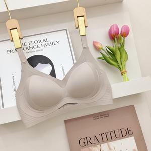 7A Sous-vêtements antibactériens sans trace dans le dos Rassemblez la coupe creuse anti-affaissement côté <span class=keywords><strong>lait</strong></span> décompression soutiens-gorge antidérapants - Product Image 4