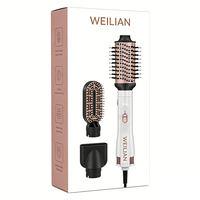 Ensemble professionnel 8-en-1 sèche-cheveux et multi-styler, brosse à air chaud ionique en céramique pour coiffure en salon