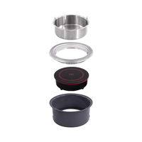 Ventes chaudes Équipement de fondue Restaurant Table de fondue sans fumée Double saveur Table à dîner pour fondue