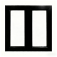Ventanas Abatibles de Vidrio Templado con Aislamiento de Buena Calidad, Ventanas Abatibles de Vidrio a Prueba de Balas y Resistentes a Huracanes para Villas