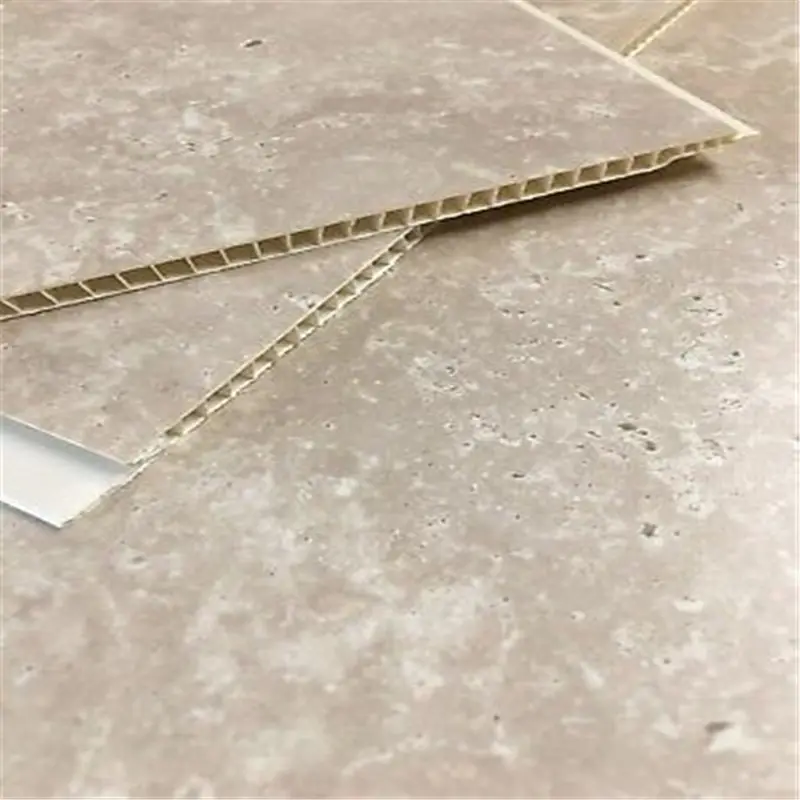 CE belgesi gri beton banyo duvar panelleri duşlu islak duvar PVC kaplama