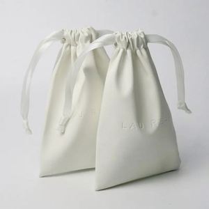 Sac à cordon en PU imperméable multicolore du fabricant pour le rangement des vêtements, des cosmétiques et des produits électroniques avec logo personnalisé - Product Image 2