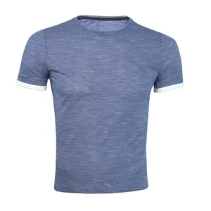 새로운 도착 고품질 남성 코튼 캐주얼 여름 티셔츠, 공장 만든 도매 맞춤형 슬림 맞는 티셔츠 남성