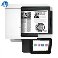 Printer Laser Monokrom Cepat HP LaserJet Managed MFP E52645dn Baru, All-in-One, Duplex, Jaringan, 45ppm, untuk Kantor dan Bisnis