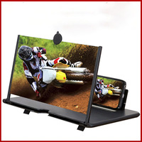 12 Inch 3D HD Phone Screen Magnifier - Anti-Blue Light Eye Protection Foldable Stand